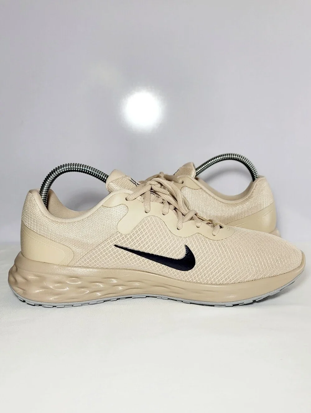 Nike Mens Size 11.5 Revolution 6 Next Nature Oatmeal Sneaker's.